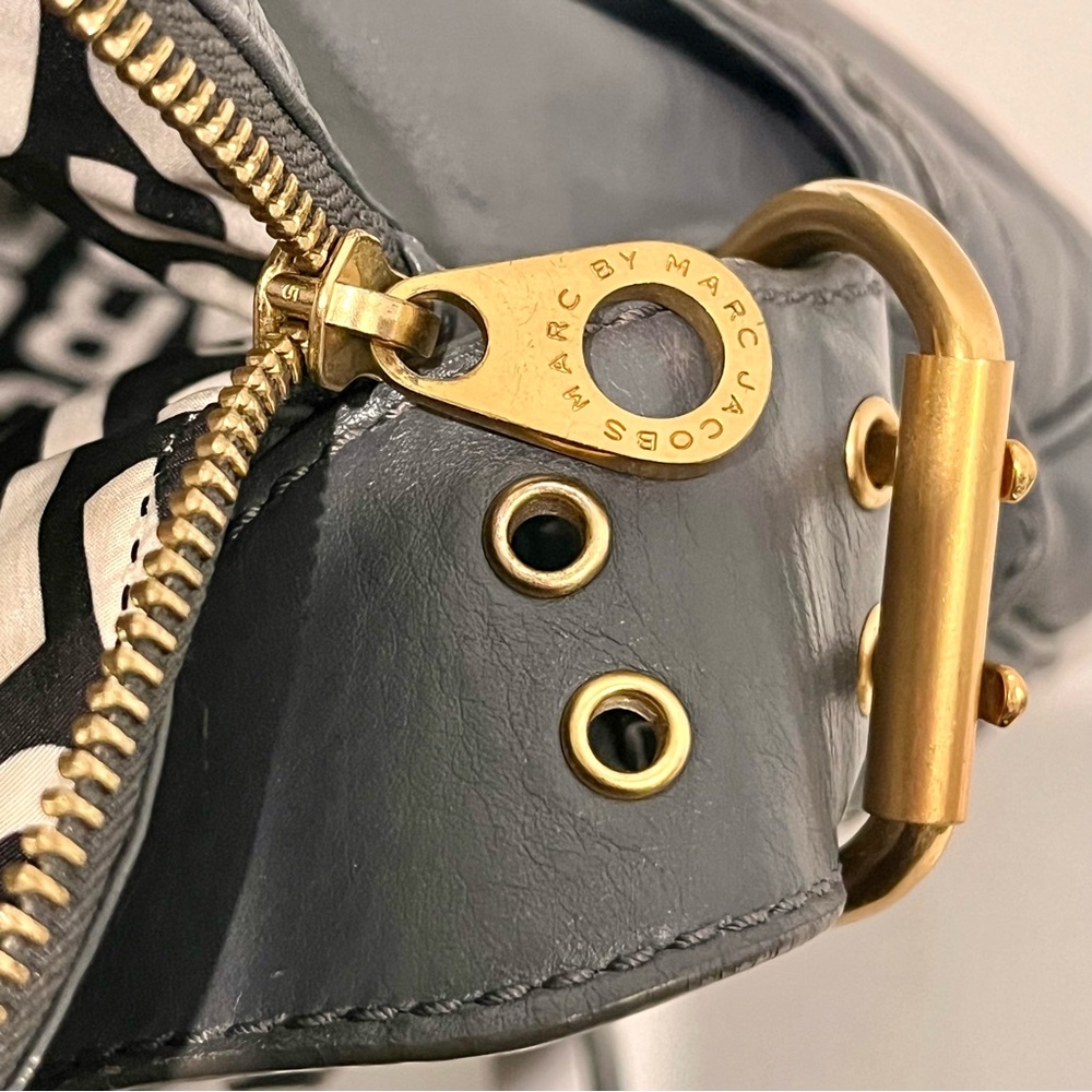 Marc by Marc Jacob’s Q Groovee Bird Leather Hobo Crossbody | Vintage Rare Boho - Picture 7 of 15